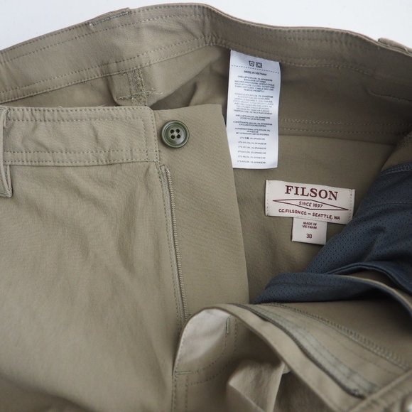 Filson Men's Pant Treking Light Weigh Convertible - Picture 10 of 14